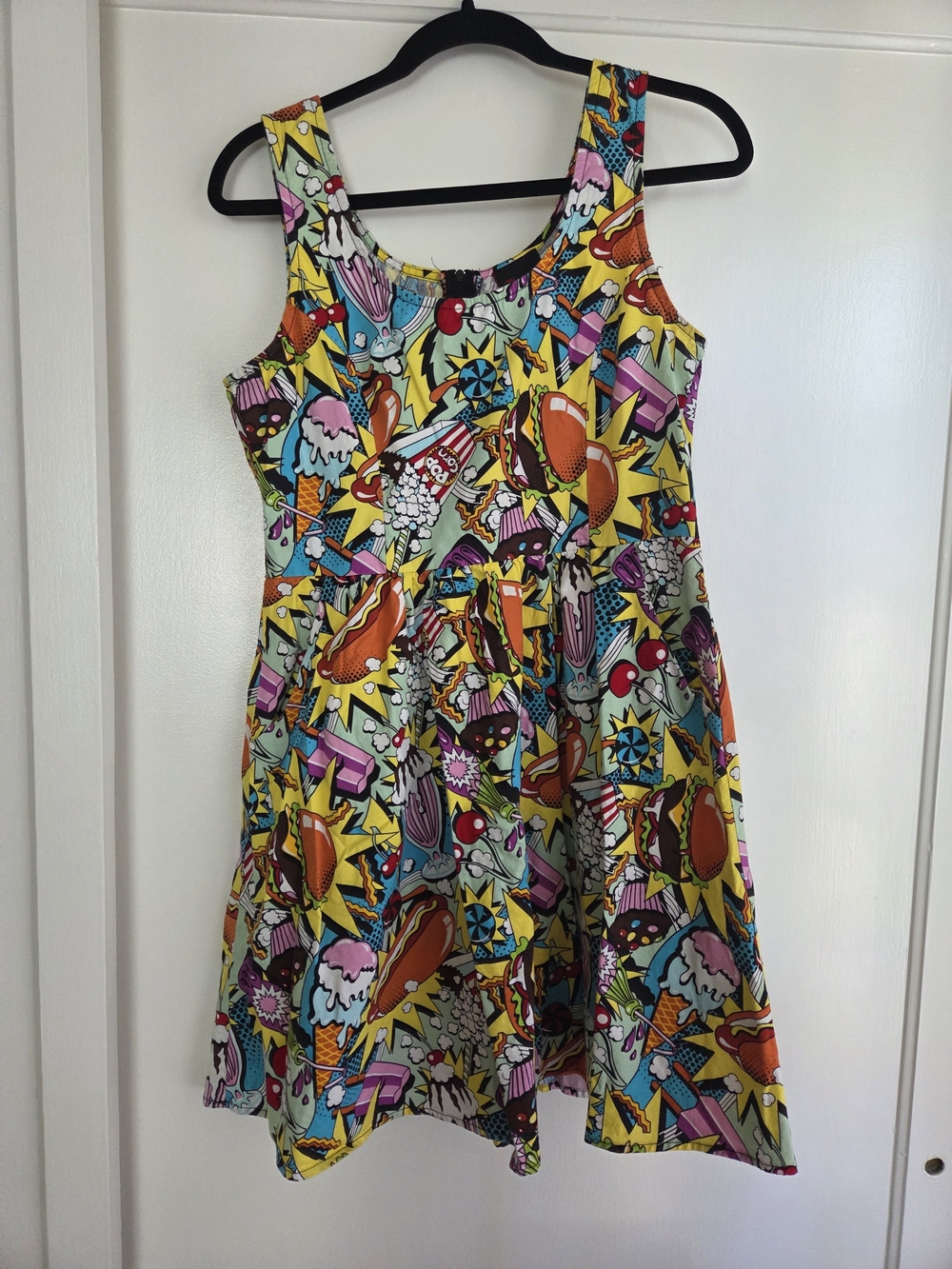 Filter Pop Art/Food A-line Mini dress Size L